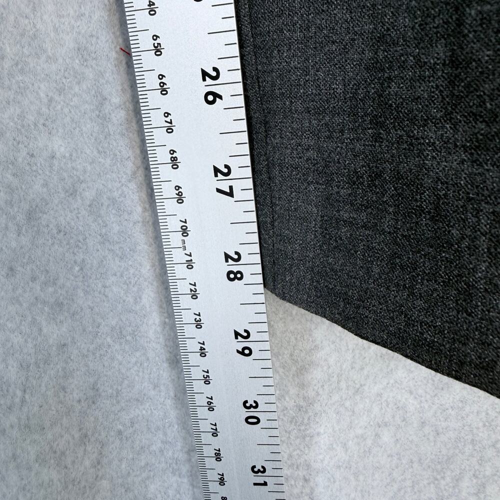 J.Crew Minnie Women's Gray Dress Pants Size 4 Stretch Flat Front Side Zip - Picture 6 of 10